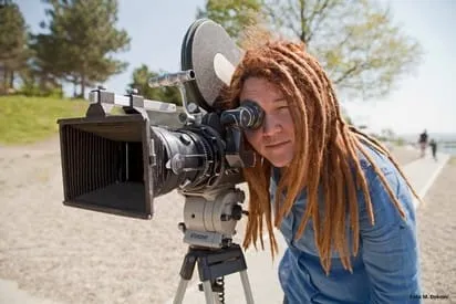 Studierende der Filmakademie Belgrad bei Dreharbeiten